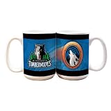 NBA Minnesota Timberwolves 2 Pack 15oz White SportsBall Mug