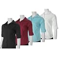 Journee Collection Stretch Fitted 3/4 Sleeve Blouse