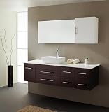 Virtu USA UM-3050 Justine Espresso Finish