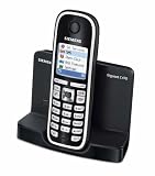 Siemens Gigaset C470 schnurloses DECT-Telefon mit Farbdisplay, pianoschwarz