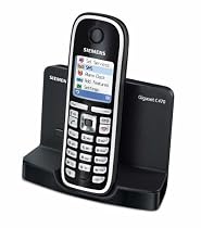 Siemens Gigaset C470 schnurloses DECT-Telefon mit Farbdisplay, pianoschwarz