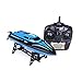 DeeXop Tempo H100 2.4G 4CH Remote Control Boat Electric RC Boat Blue Color