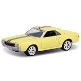 AMC AMX, giallo-chiaro , 1969, modello di automobile, modello prefabbricato, Johnny fulmine 1:64 Modello esclusivamente da collezionedi Johnny Lightning