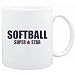 New  Super Star Softball  Mug Sports