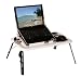 Sharper Image USB Foldable Cooling Laptop table w/ Two Fans and 3-Port USB Hub