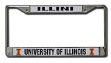 Illinois Fighting Illini Chrome Frame