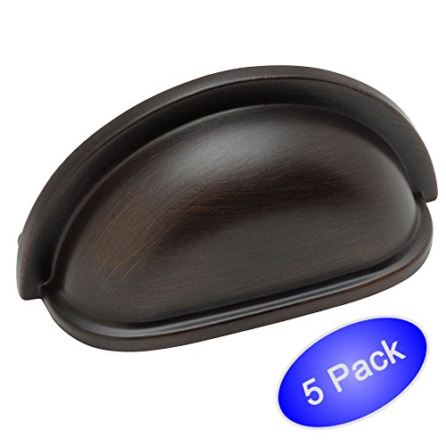 Cosmas® 4310ORB Oil Rubbed Bronze Cabinet Hardware Bin Cup Drawer Handle Pull - 3