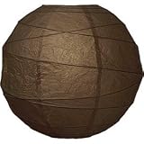 Premium Chocolate 14-Inch Round Paper Lantern