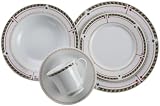 Lynns Bilboa 40-Piece Dinnerware Set, Service for 8
