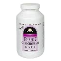 Source Naturals Carbohydrate Blocker Phase 2 Chewable 500mg, 120 wafers