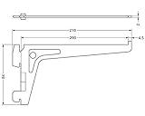 ランプ印エレメントシステム棚受１０１０５－００２０１　　スガツネ工業