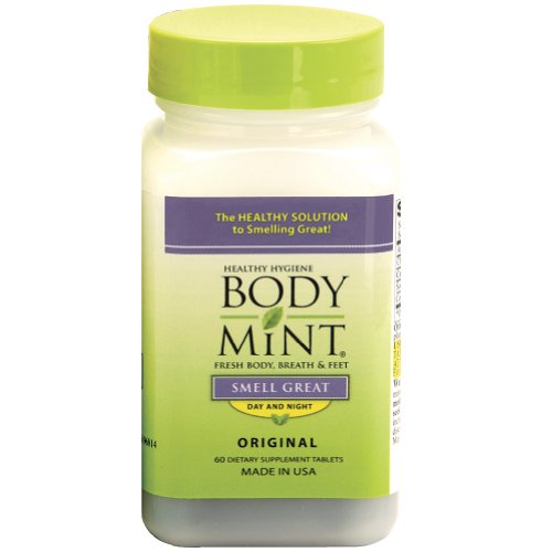 Body Mint Deodorant Tablet---Keeps your breath, underarms and feet smelling great even if you perspire