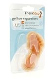 TheraStep - Gel Toe Separators | 2 small, 2 Large | All in One Pack | Friction & Pressure Relief