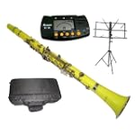 Merano B Flat Yellow Clarinet with Case+Metro Tuner+Music Stand