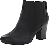 Clarks Women's Stroll Valley Black Boot 9 B - Medium