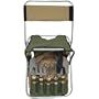 9 Piece Gardening Tool Kit with Foldaway Stool with Backrest and Detachable Tote