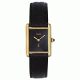Vintage/Antique watch: Pre-owned Men’s Cartier Watch Vermeil Tank Swiss Manual Wind Movement 1980′s