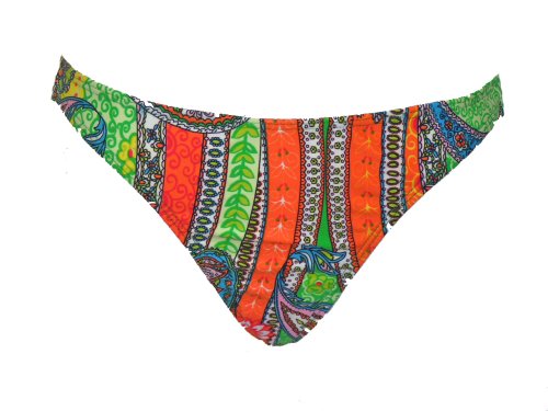 Rampage Green Mod Paisley Swimsuit-bottoms M