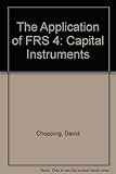 The application of FRS 4 : capital instruments