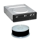LG GH22LP20 22X Super Multi - DVD±RW Internal Burner Drive with Software with DVD-R 25 Disc Spindle