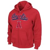 MLB Los Angeles Angels Of Anaheim Long Sleeve Full Zip Hooded Fleece