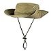 Uarter Mesh Bucket Hat Boonie Cap Summer Waterproof Wide Brim Fishing Hat Sun Protection Fisherman Hat,L Size