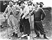 Photo of the Three Stooges Playing Golf Posing