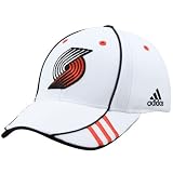 adidas - adidas Portland Trail Blazers White NBA Draft Day Flex Fit Hat