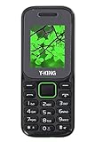 Y-King Y20 310 Music 2 Black and Green Mobile 1.77 inch TFT Display Phone Dual SIM Cell Keypad Cellphone with Whatsapp Facebook Twitter Camera Music player FM Expandable Memory up to 4 GB Multi Languages Hindi English Punjabi Gujarati (Black & Green) RS.999 (67.00% Off) - Amazon