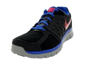 Nike Men's Flex 2013 RN Black/Lt Crmsn/Anthrct/Gm Ryl Running Shoe 9.5 Men US