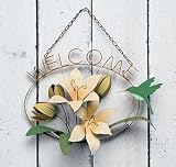 14 Metal Framed Home Dcor Hummingbird Welcome Sign