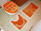 NCAA Tennessee Volunteers 3-Piece Bath Rug Set
