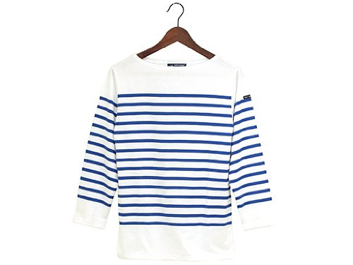 (セントジェームス)SAINTJAMES NAVAL2 ナヴァル/ナバル 長袖 ボーダーシャツ NEIGE/GITANE メンズ/レディース兼用 （サイズT0、T1、T2、T3、T4、T5、T6、T7）[並行輸入品]