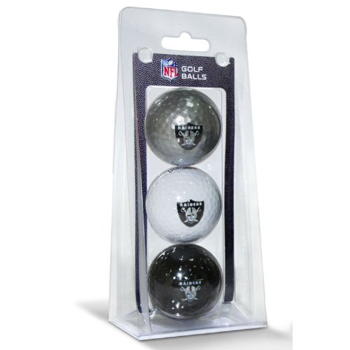 NFL Oakland Raiders 3-Pack Golf Balls