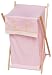 JoJo Designs Baby and Kids Clothes Laundry Hamper - Pink Dragonfly Dreams
