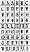 Rub N Etch Glass Etching Stencil Set-Old English Alphabet