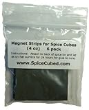 Small Magnet Strips - 6 pack, for 4 oz spice tins