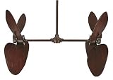 Fanimation FP240RS Palisade Rust Ceiling Fans Includes PAD1A Blades, DRS24TR Sleeve, EP48RS Pole