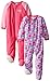 Gerber Girls' 2-Pack Blanket Sleeper, Elephant Pink, 3T