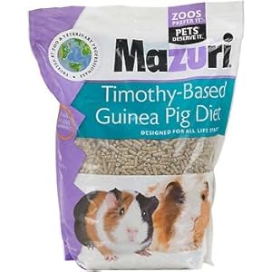 Mazuri Timothy-Based Guinea Pig Food, 5 lbs.