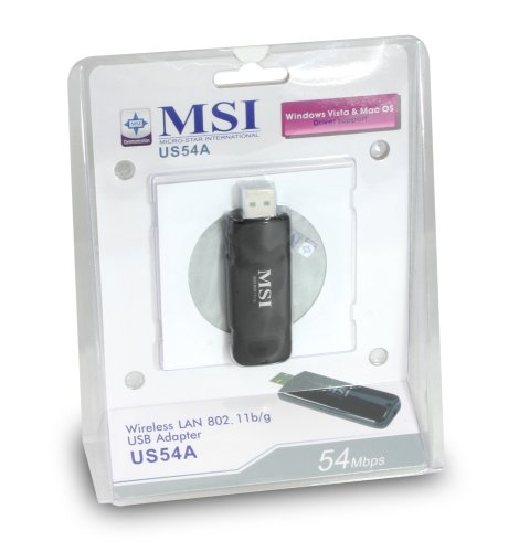 41ZegrPglUL MSI Wireless G USB2.0 Adapter