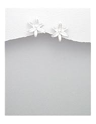 Flower Earrings In 92.5 Sterling Silver