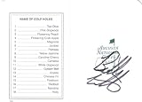 Bubba Watson autographed Augusta National Masters scorecard