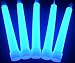 Glow Sticks Bulk Wholesale, 25 6â€ Industrial Grade Blue Light Sticks. Bright Color, Glow 12-14 Hrs, Safety Glow Stick with 3-Year Shelf Life, GlowWithUs Brand