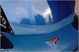 Machine Silver 2005-2007 Corvette Speed Lingerie Front Hood Cover