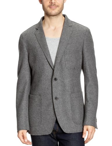 Marc O\'Polo Herren Blazer & Sakko 127 0116 80018, Gr. 52, Grau (middle grey melange 963) Preisvergleich