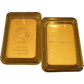 Perth Mint One Troy Ounce Gold Copy Bars