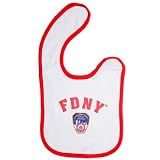 FDNY WHITE BABY BIB