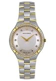 Accutron Mens 28E112 Barcelona Diamond Two Tone Stainless Steel