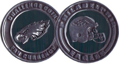 NFL Philadelphia Eagles Challenge Coin Poker Card Cover
